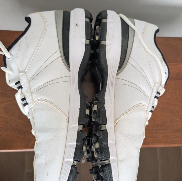 Nike Retro 2008 Power Channel TAC Golf Men's White and Black Size 10 Wide - Picture 4 of 10